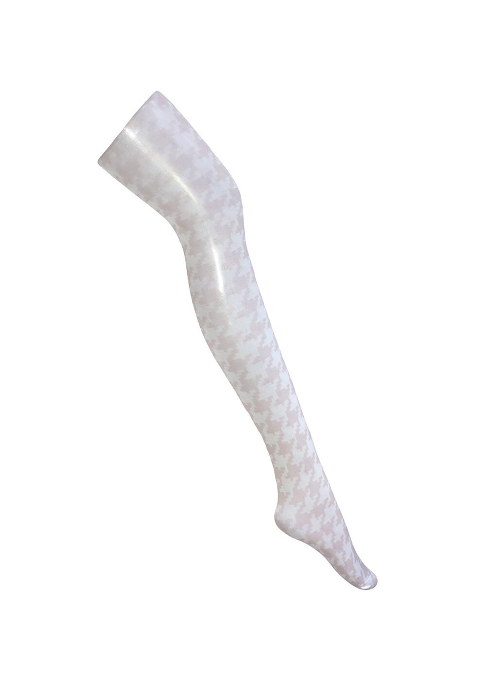 tights 21 (houndstooth_dustypink)