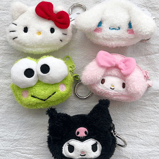 [산리오정품]당일출고 쿠로미 마이멜로디 헬로키티 케로피 시나모롤 동전지갑 에어팟파우치 에어팟케이스