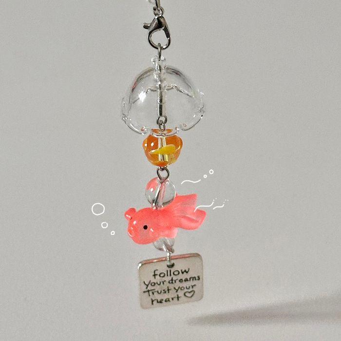 Lucky fish 행운의 물고기 키링 (미니풍경)