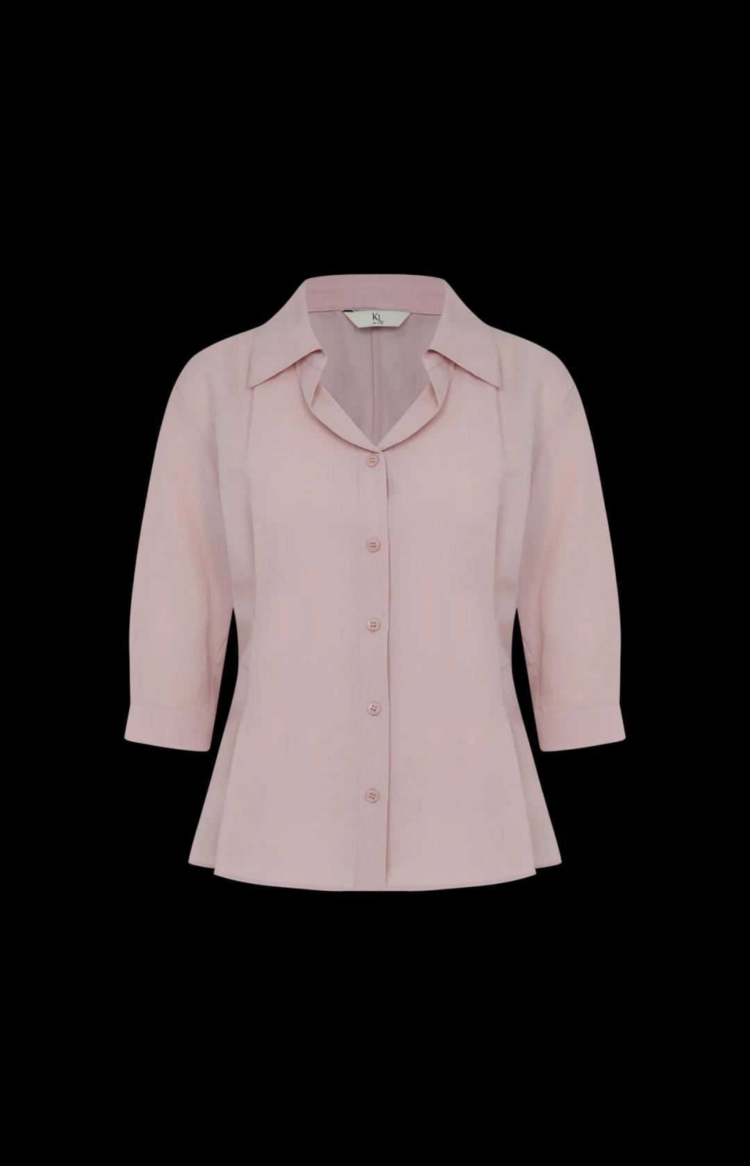 페라 뒷버튼 블라우스