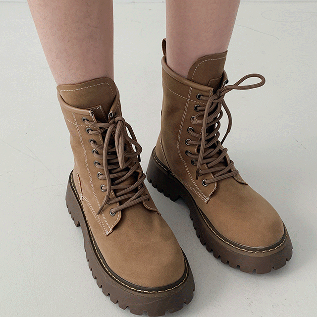 ❤고퀄리티❤ 쥬트 빈티지 하이 레이스업 워커 숏부츠