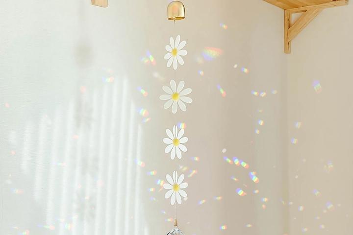 화이트 데이지 도어벨 인테리어 썬캐처 문종