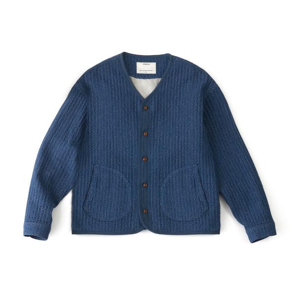 Embo Denim Liner Jacket (Middle Blue)