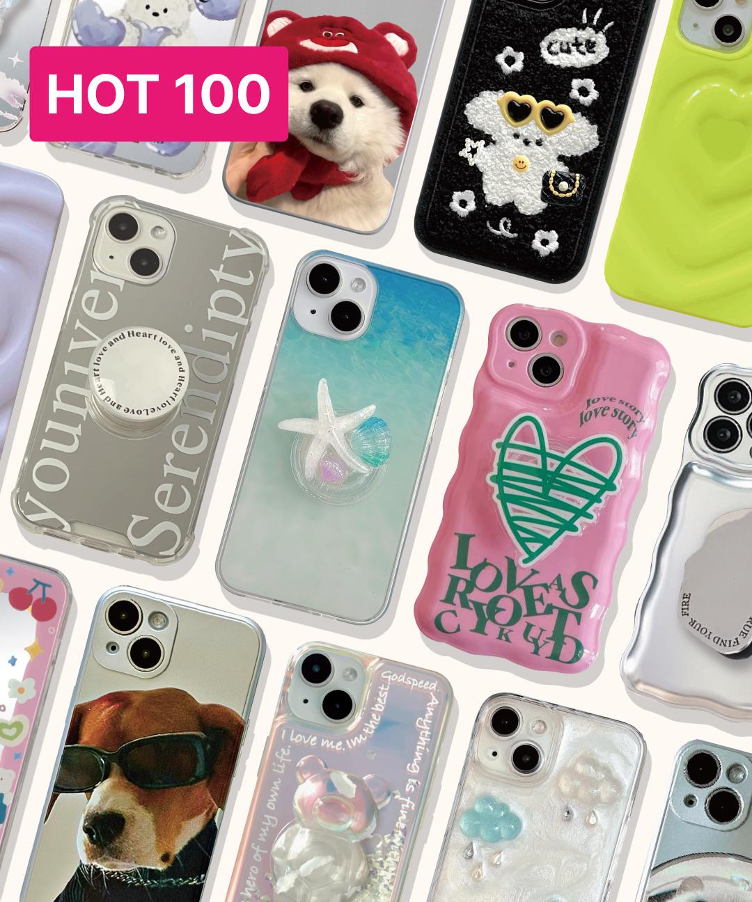 나인틴프라이데이 [신상💖] 그립톡 스마트톡 키링 스트랩 핑크 케이스 폰케이스 아이폰케이스 핸드폰케이스 갤럭시케이스 갤럭시폰케이스 갤럭시S24 아이폰15 프로 Z플립5 생일 선물 우정 커플 우정템