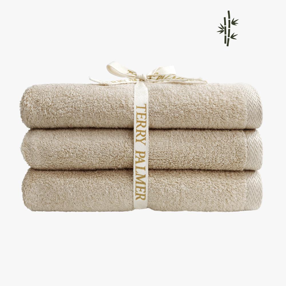 230g 대나무 천연 뱀부타올 3장_클라우드 베이지