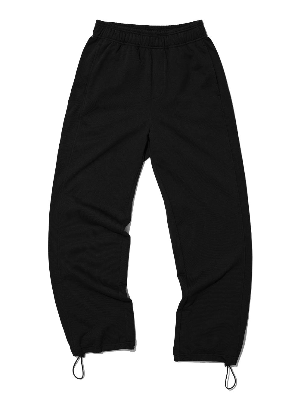 [WOMEN] WIDE SWEATPANTS_BLACK