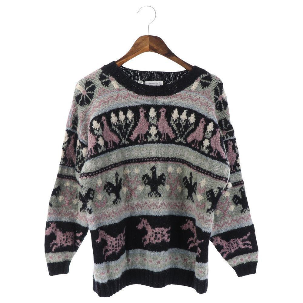 VINTAGE  울 니트 (WOMEN M)