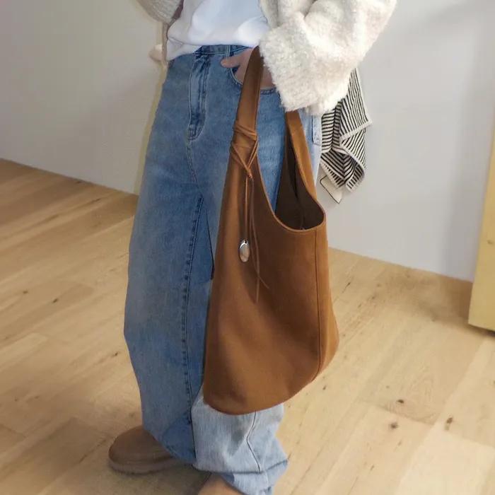 [29CM단독][세임디퍼런스 착용]Hobo Bag (Suede) 3 color