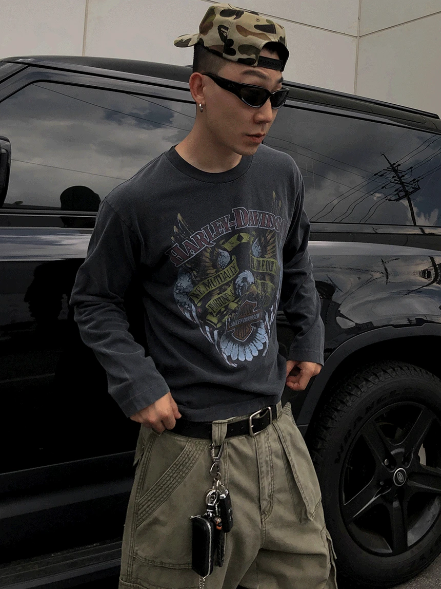 premium Cummings 크롭 긴팔 (ONEcolor !)