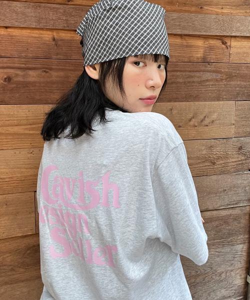 SELLER LOGO SS TEE LIGHT GREY(PINK)(CV2BMMT500A)
