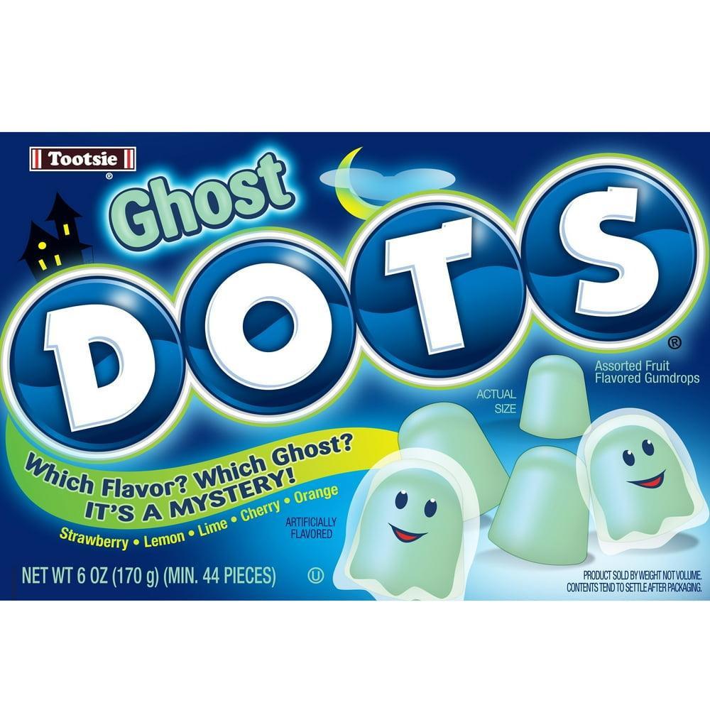 투시 할로윈 도트 고스트 젤리 170g 44개입 Tootsie Dots Ghosts [원산지:미국]
