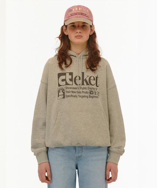 Plan Hoodie Melange Gray