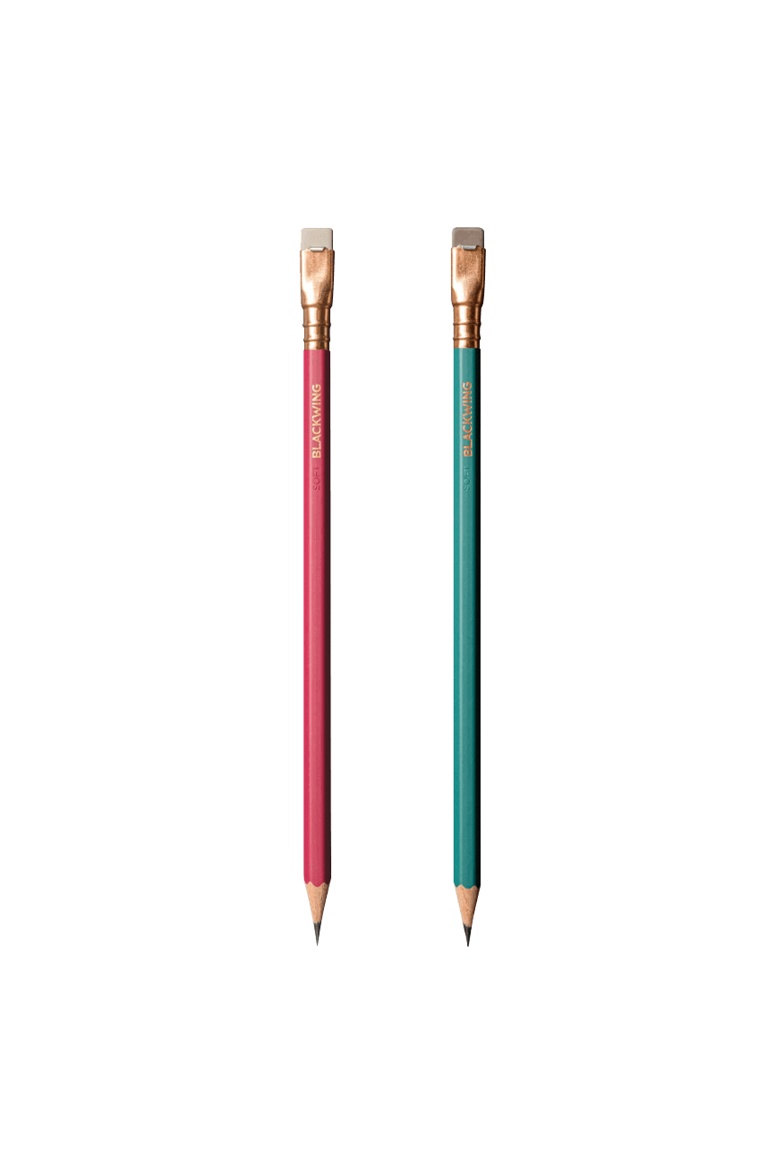 블랙윙 연필 Blackwing Matte - Red & Green