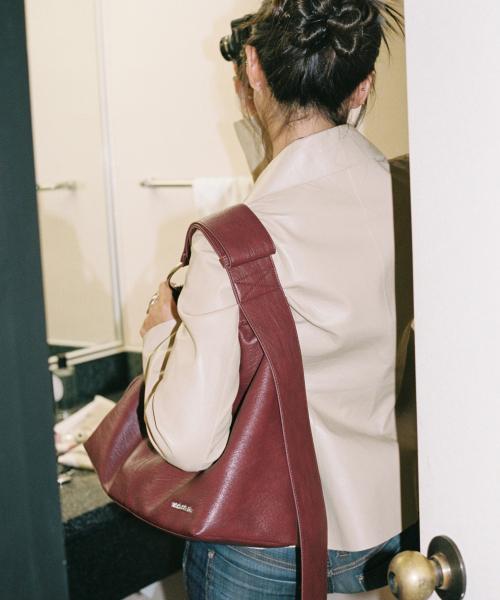 [FITB X 다샤] D. Wide Strap Bag (wine)