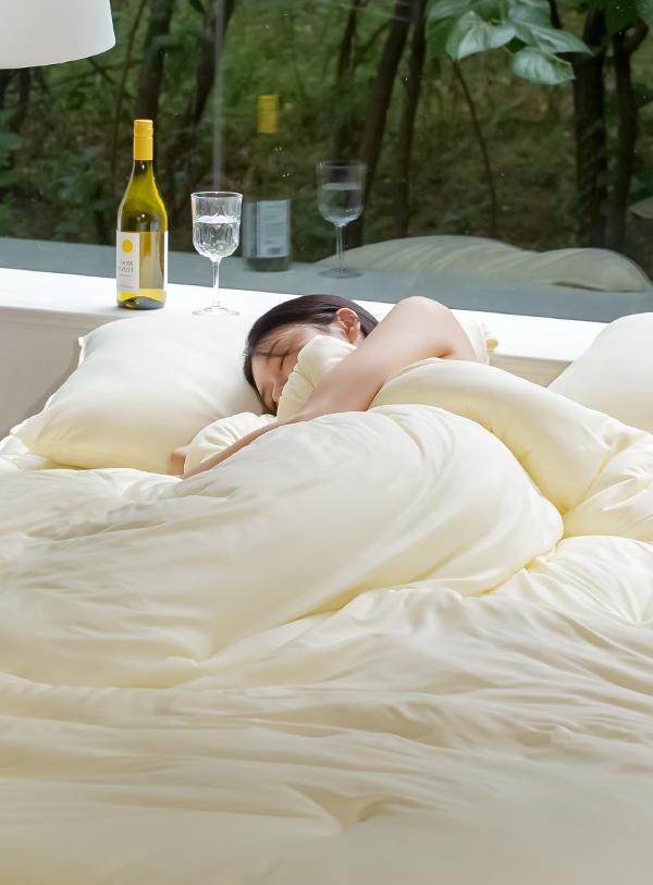 깊은잠몽글 차렵이불 침구세트 4colors (SS/Q)