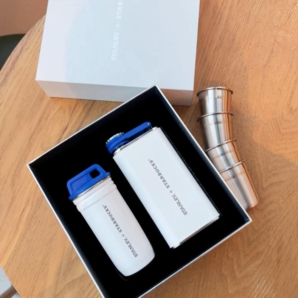 2023 스타벅스 스탠리 텀블러 플라스크 미니 컵(4p) 선물세트 캠핑 소주잔 등산 휴대용