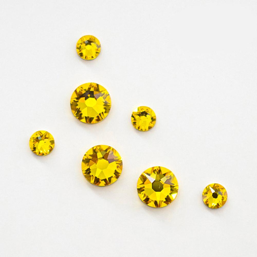 스와로브스키 2088 시트린 평스톤 젤네일스톤 네일파츠 ss7 50pcs 셀프 네일아트재료