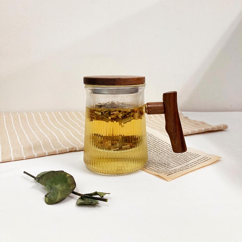 우드핸들 티포트 티팟 티메이커