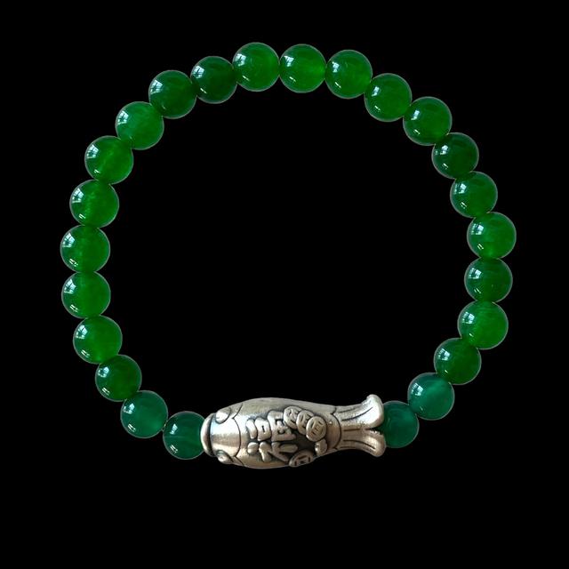 福 bracelet(한자그린오닉스브라이슬렛)