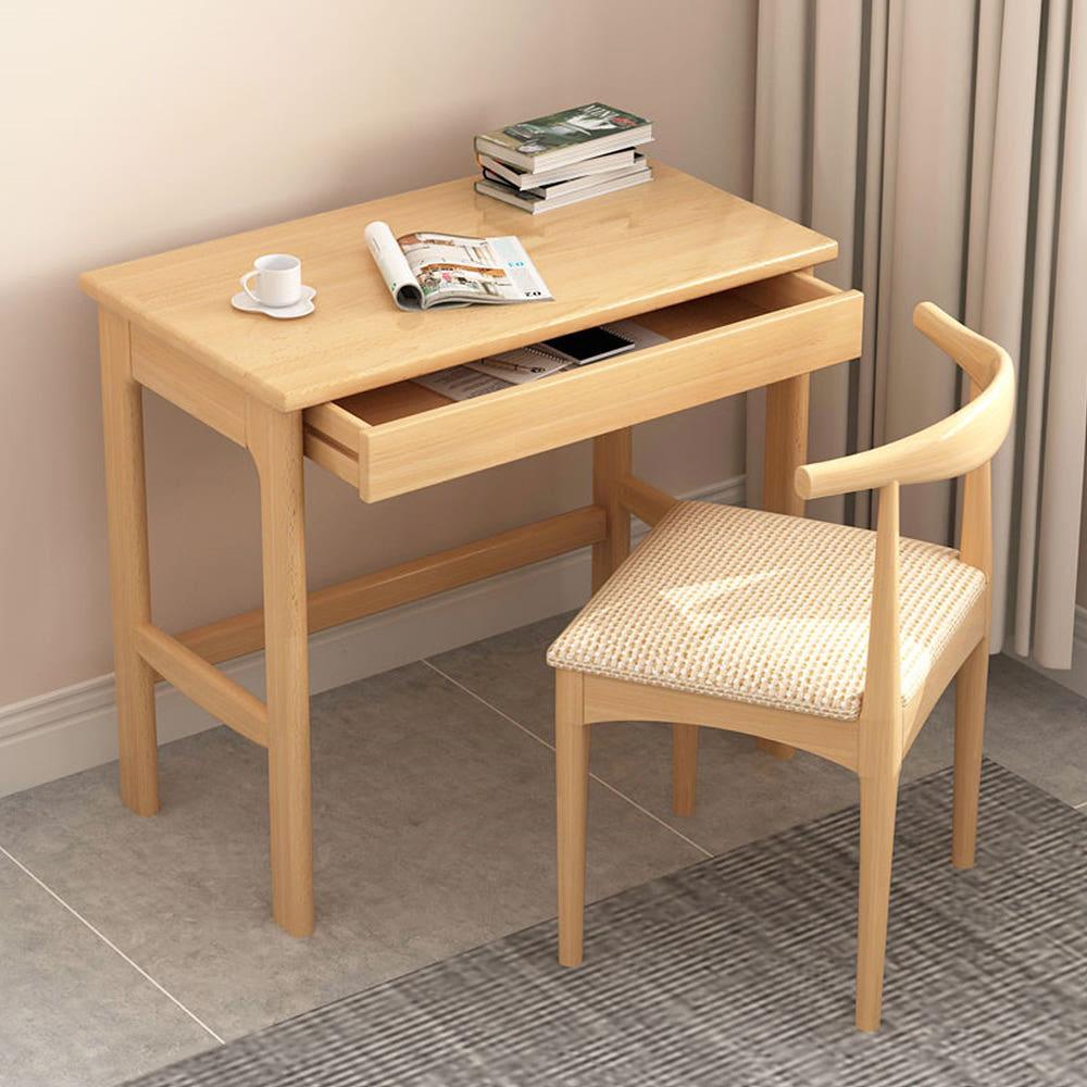 북유럽 소형 원목 서랍형 공부책상 공부방 서재 인테리어 학생 컴퓨터 목재 노트북 데스크