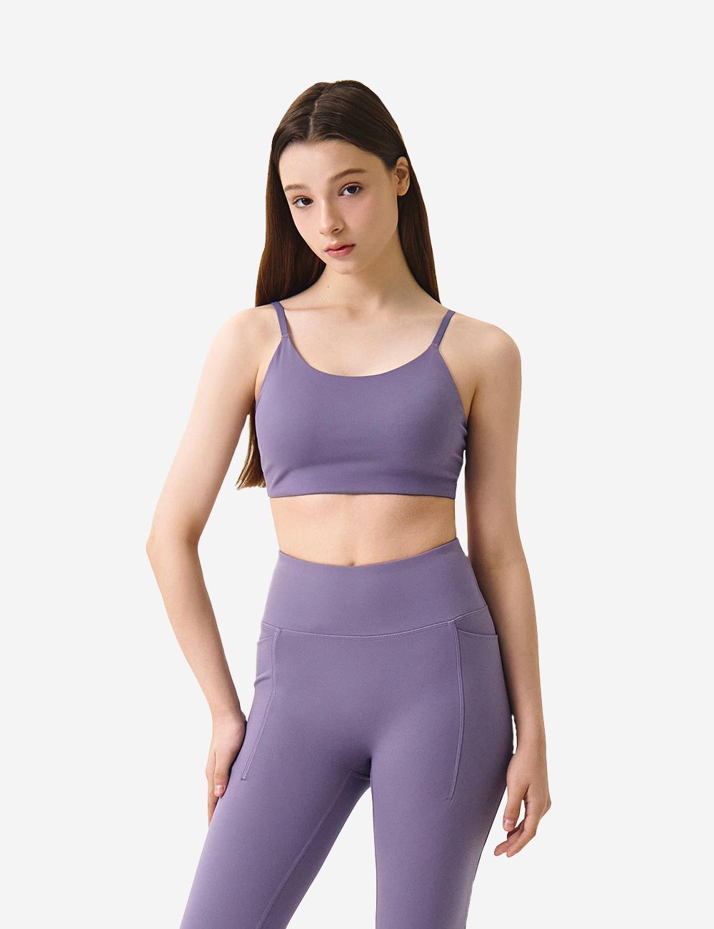 라이트핏 스포츠브라 라운드넥