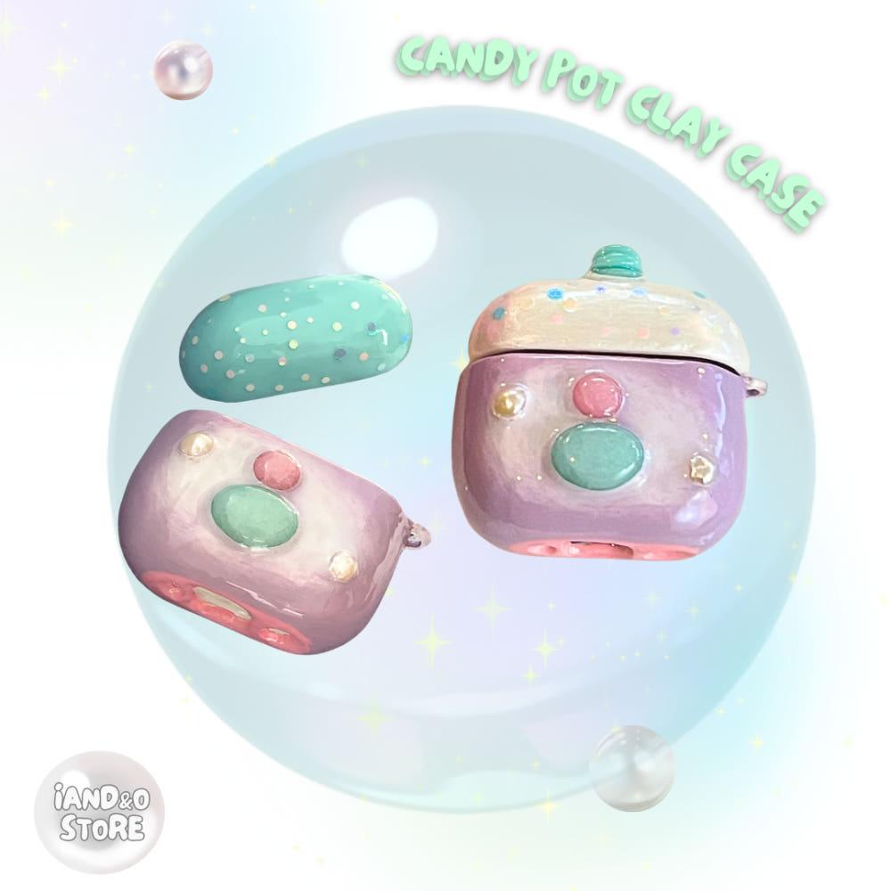 아이앤드오 Candy Pot AirPods Case 클레이 점토에어팟케이스