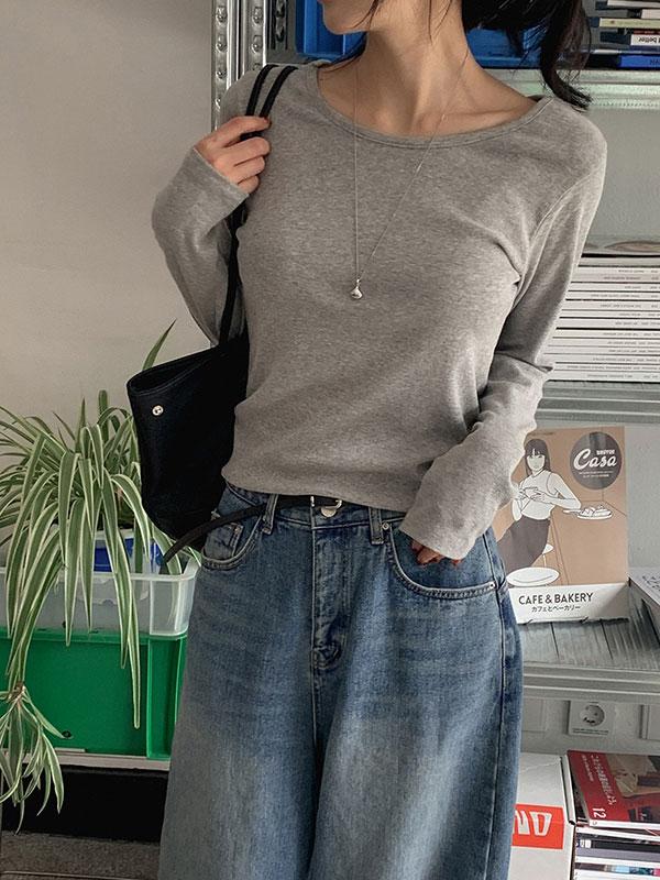 프렌치오브 [16만장돌파/루즈핏추가!]샌딩 라운드넥 티셔츠 (반팔/긴팔ver)(12color)