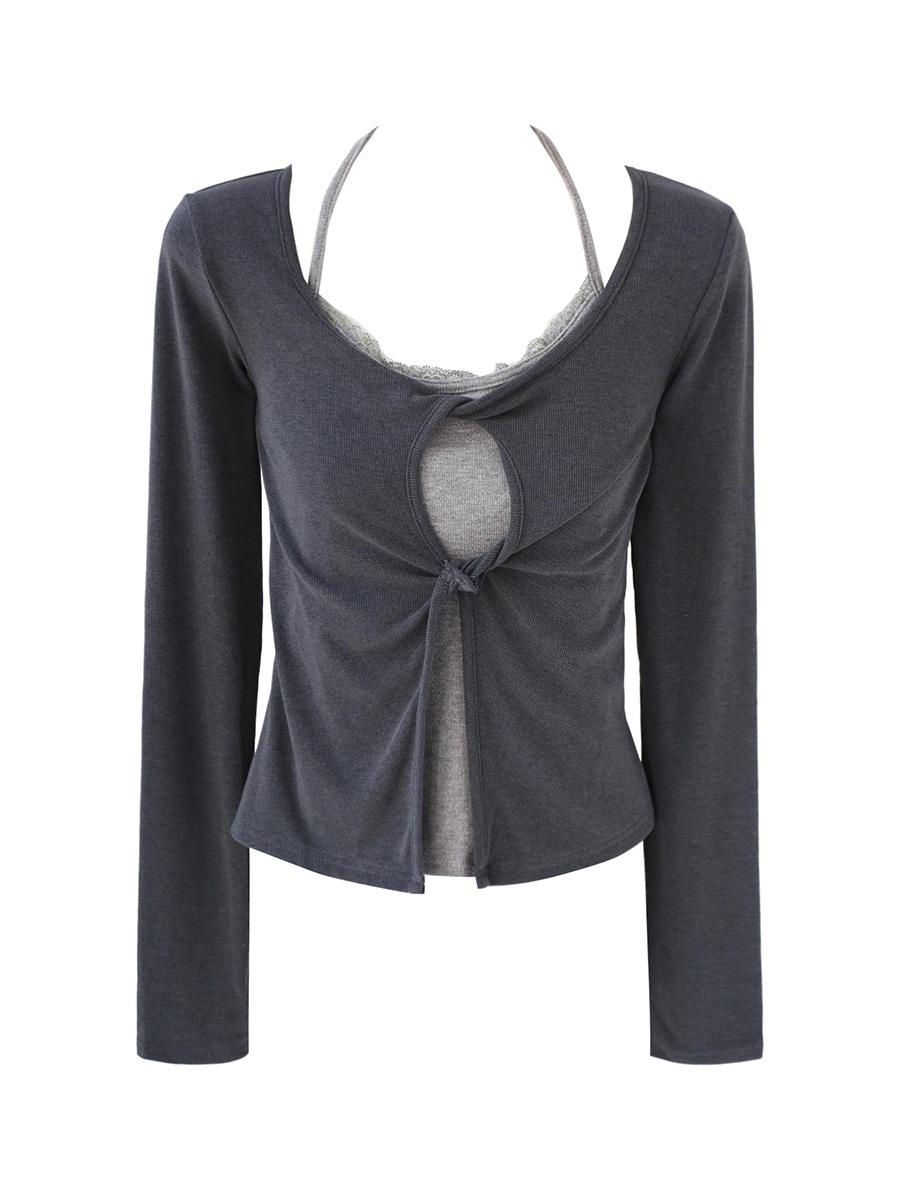 엘렌 키홀 프론트 티셔츠 233237267