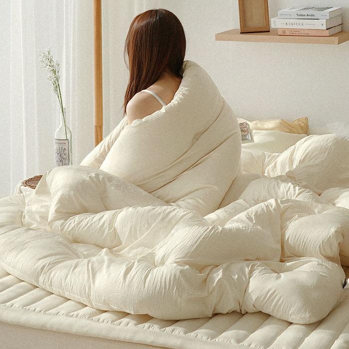 부들부들 부드러운 에어 워싱 마이크로 정품 먼지없는 알러지케어 차렵 이불 SS/Q/K