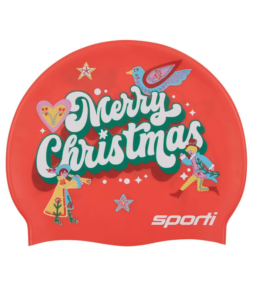 스포티 크리스마스 카운트다운 실리콘 수모 수영모자 크리스마스 에디션 그래니 스웨터 Spoti Christmas Countdown Silicone Swim Cap 홀리데이 에디션