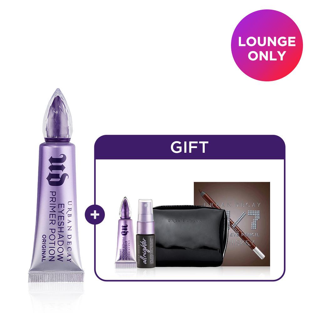 [라운지전용] 아이프라이머 포션(+미니 픽서+미니 아이프라이머+블랙 파우치+ 아이라이너 샘플 (컬러 랜덤))​