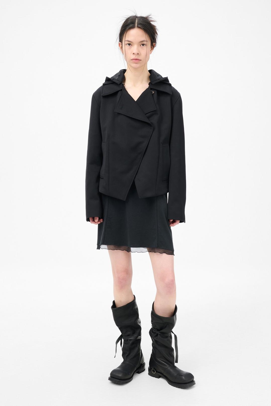 Our Legacy Veiled Jacket Onyx Black Tech Sateen