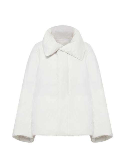 La Belle (라벨르) 여성 캐시미어 숏 코트 다운 자켓_Cream