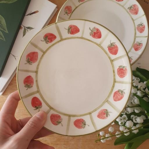 [B급할인] 칸칸 딸기 접시