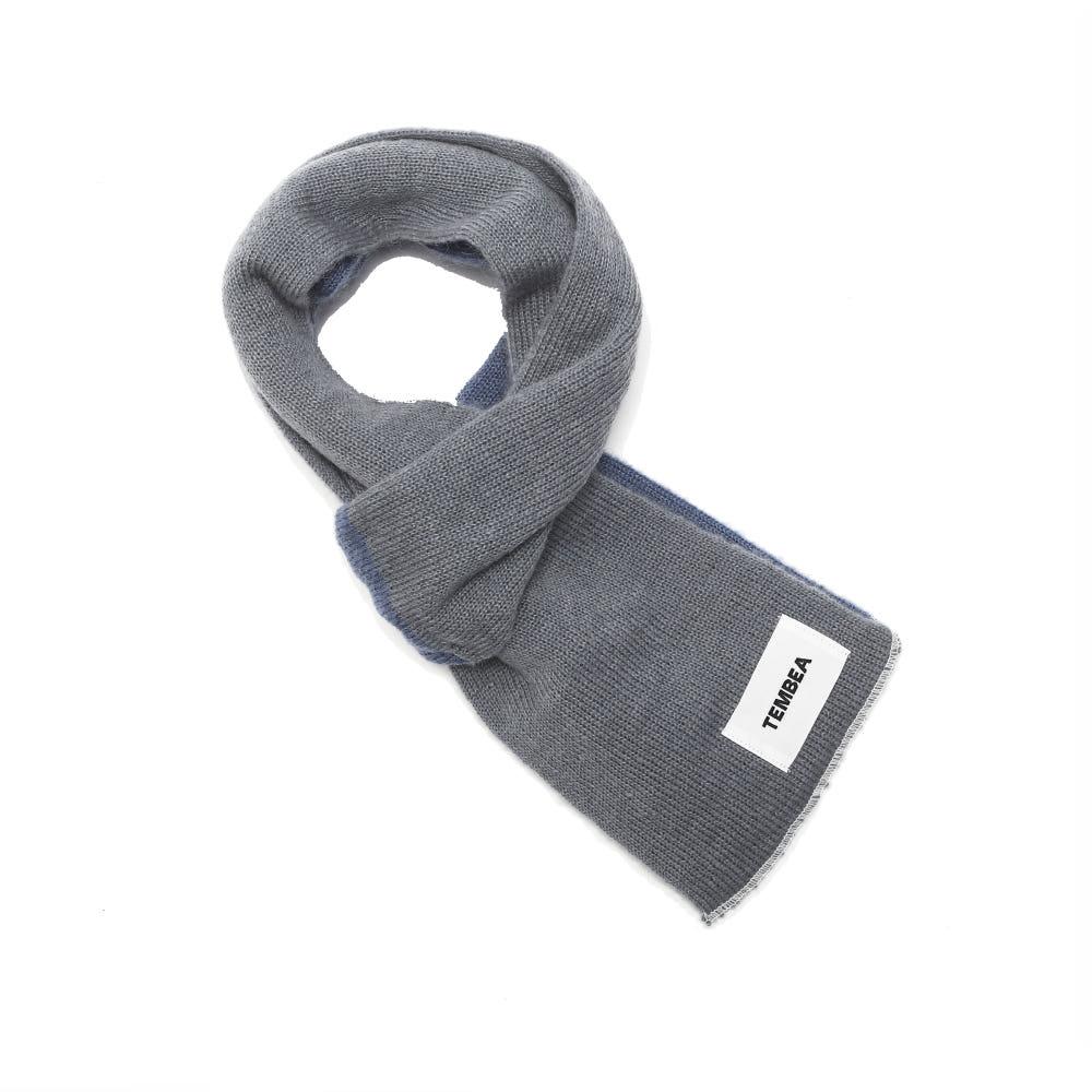 [국내배송] TEMBEA MUFFLER MOHAIR - SLATE BLUE/GREY 템베아 모헤어 머플러