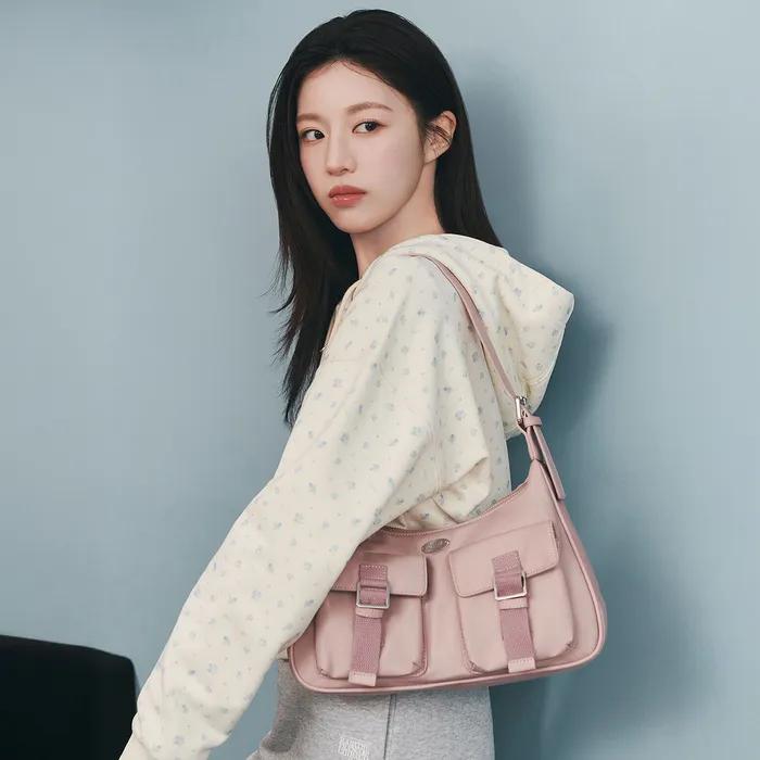 REGULAR LOGO 2WAY HOBO BAG pink