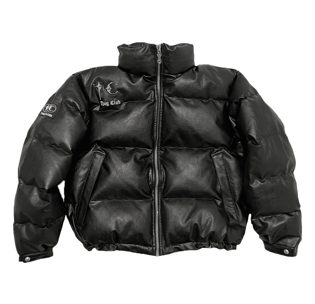TC Leather Puffer Jacket