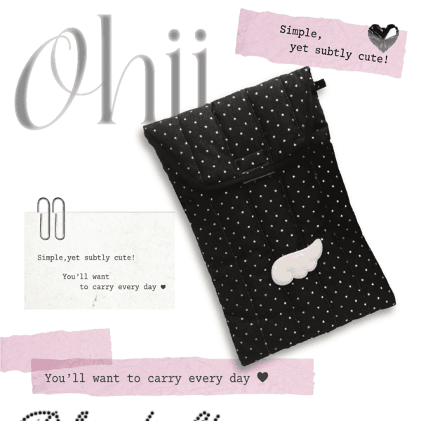 [당일배송] 블랙 스타 노트북 파우치 (13,15,16인치)