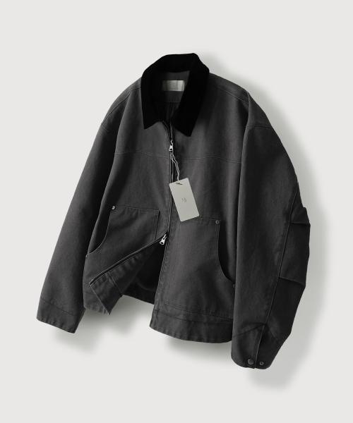 맨인스토어 프로덕트(MIS PRODUCT)  VTG 워시드 스티치 워크 자켓_Charcoal - 사이즈 & 후기 | 무신사