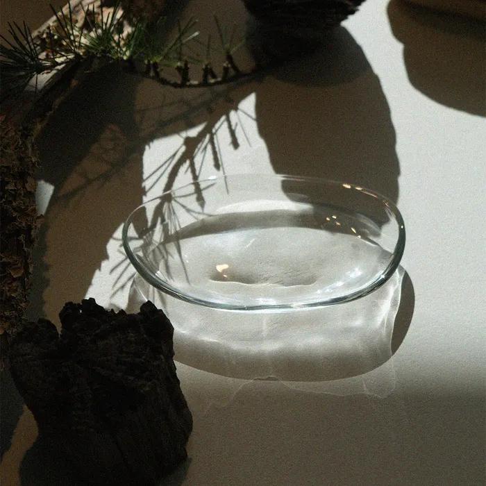 비정형 유리 접시