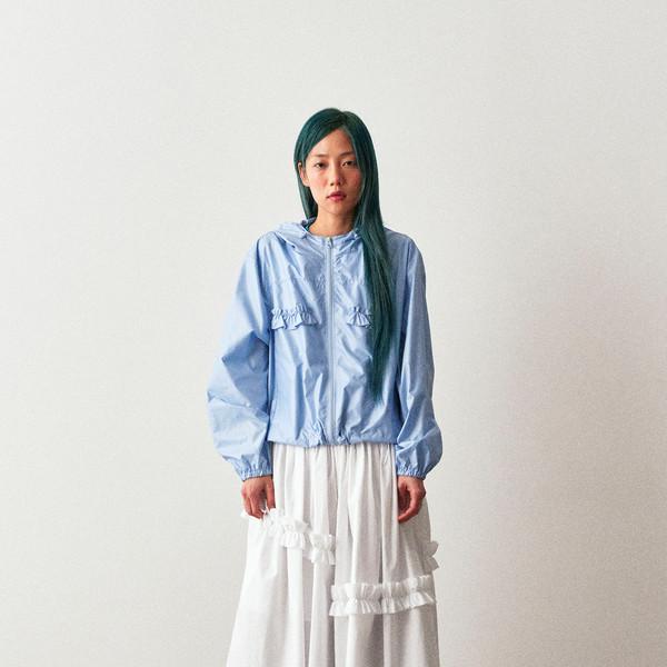 RUFFLE SKIRT (WHITE)