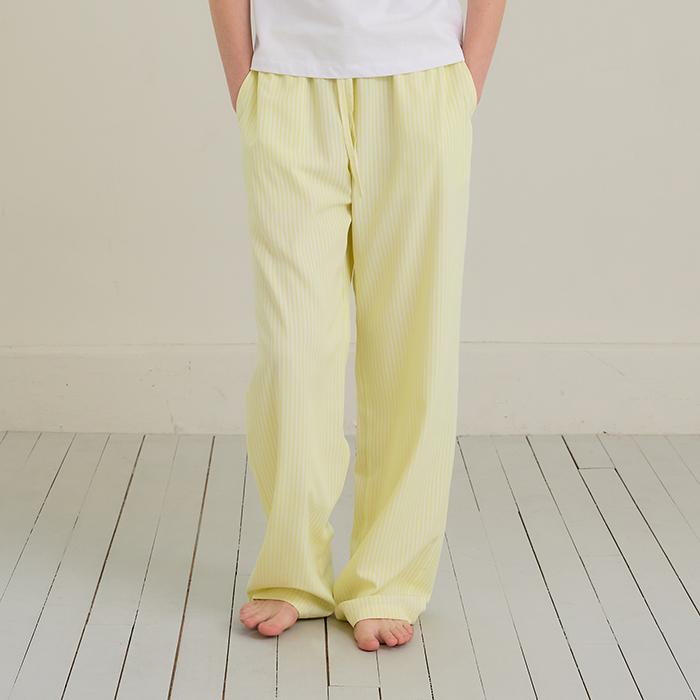 홈웨어 데일리 팬츠 (레몬라임 스트라이프) HOME WEAR PANTS (LEMON LIME STRIPE)