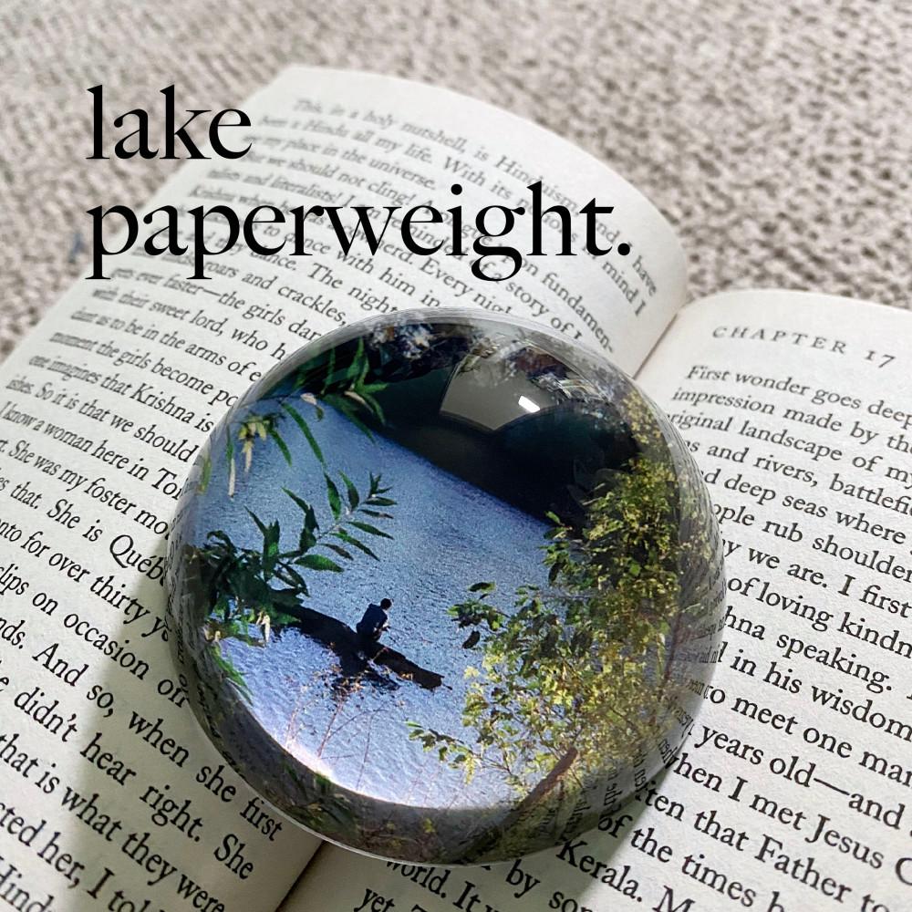 [마이시리즈] 호수 크리스탈 문진(Lake paperweight)