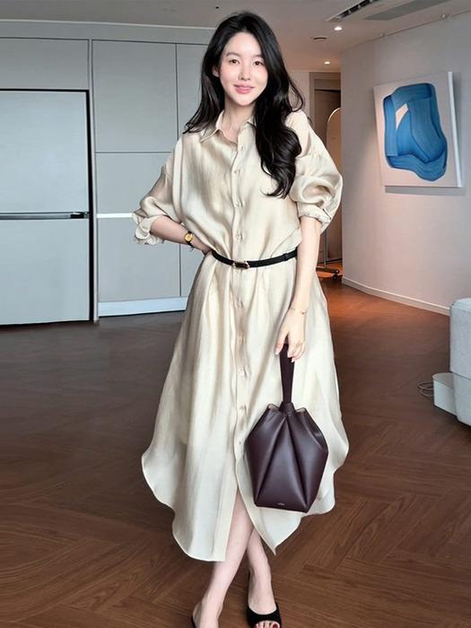 [길이옵션추가]카라 롱 원피스 20차