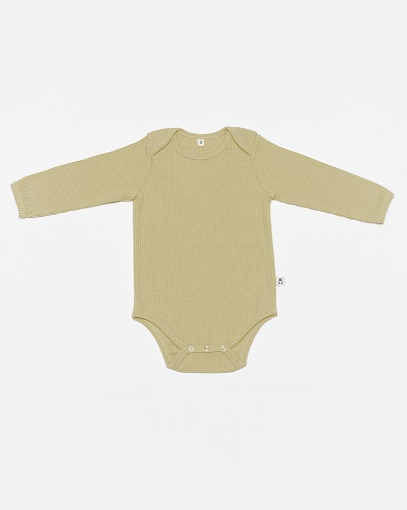 Long sleeve bodysuit - lime