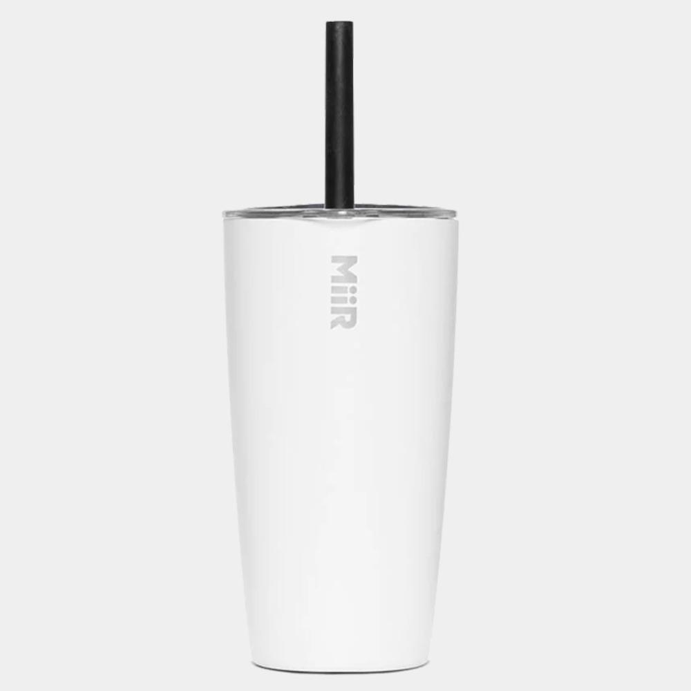 스트로우 텀블러(빨때 뚜껑) 16oz - 화이트