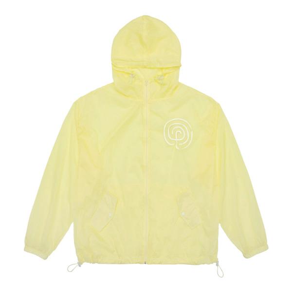Whistle windbreaker jacket (pale yellow)