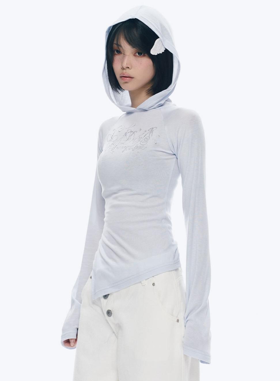 NECY STUDIO Diamond Raglan Hoodie (4color)