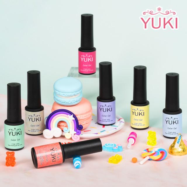 유키 시럽젤네일 310컬러 5g 글리터 투명매니큐어 폴리쉬탑젤베이스젤