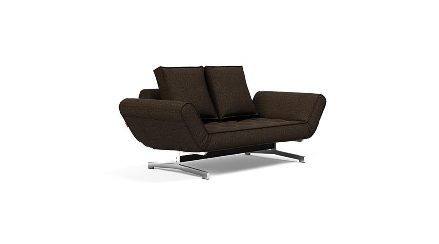 Ghia Sofa Bed기아 소파 베드#358 타우라 초코/크롬(25618)